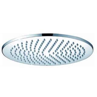 Round Shower Head Rain 300 mm Brass with Chrome Finish Rubber Nipples