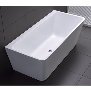Bath Tub Free Standing Back to Wall Rectangle Square Cube Design 1400*750*590