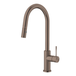 OPAL PULL OUT SINK MIXER Brushed Bronze