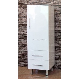 Bathroom Tall Boy Vanity Pac White 2 Draws 1 Door 1330x450x420mm