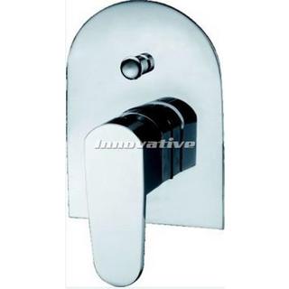 Curve 90 Shower Mixer with Bath Bath Diverter Wall Mixer Brass Chrome