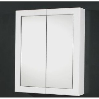 CABINET POLY FRAME SHAVING  600WX750HX150D  NEW WALL HUNG OR IN-WALL WHITE BORDER