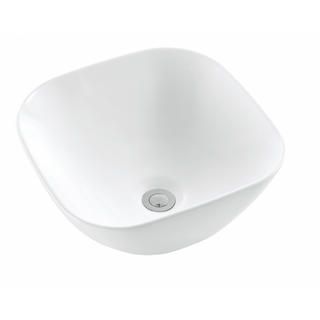 Round White Ceramic Above Counter Basin 360x350x130mm
