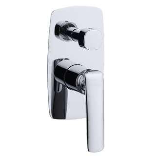 Bellino Chrome Wall Mixer with Diverter