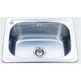 45L Inset Laundry Trough sink Tub Stainless Steel 630*470*220