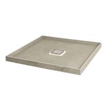 Universal Tile Over Tray 1010x1010mm Shower Base Centre Outlet Various Waste Grate Options Waterproof Puddle Flange