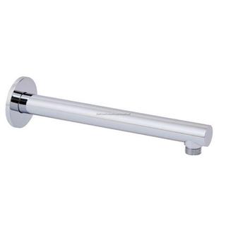 Wall Mounted Shower Arm Round Design Brass with Chrome Finish