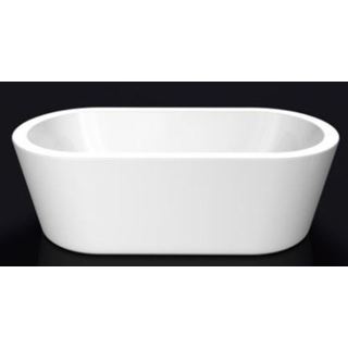 Bath Tub Free Standing 1700mm Wide Flat Lip Modern Oval Curve Design 1700*800*62