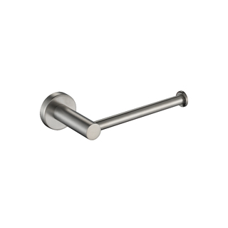 BRUSHED NICKEL ROUND TOILET PAPER HOLDER