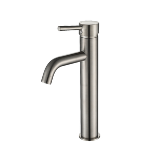 BRUSHED NICKEL BASIN MIXER - HIGH / TALL MIXER / TALL MIXER