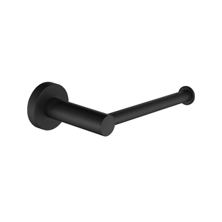 MATTE BLACK ROUND DESIGN TOILET PAPER HOLDER