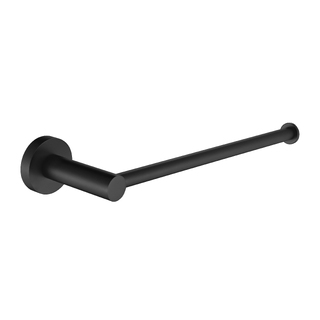 MATTE BLACK ROUND DESIGN HAND TOWEL HOLDER