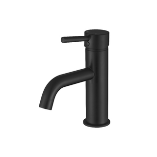 MATTE BLACK ROUND BASIN MIXER