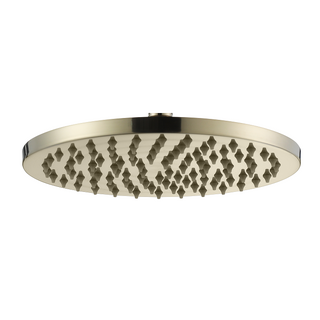 BRUSHED GOLD ROUND DESIGN SHOWER HEAD 250mm