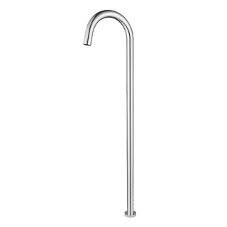 CHROME FREE STANDING FLOOR SPOUT