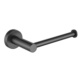 GUNMETAL ROUND TOILET PAPER HOLDER