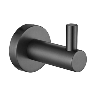 GUNMETAL ROUND ROBE OR TOWEL HOOK