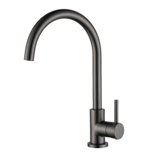 GUNMETAL ROUND KITCHEN MIXER