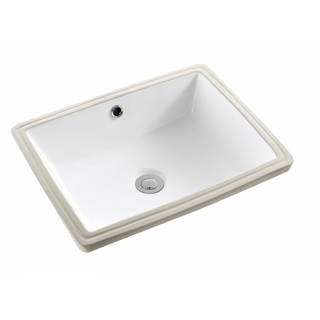 Gloss White Rectangle Undermount Basin Design 465x305mm Internal
