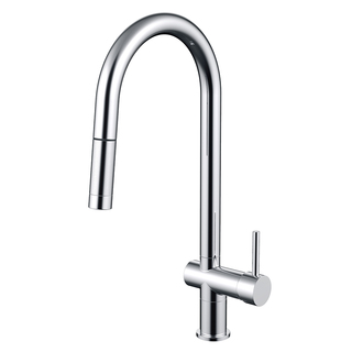 Tall Kitchen Laundry Sink Mixer Pullout Concealed Hose Spout Brass Chrome PinTail Design
