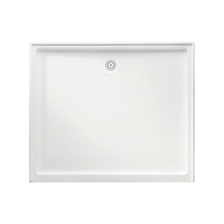 Flinders Polymarble 1220x820, Rectangular Shower Base, Rear Outlet 3TL