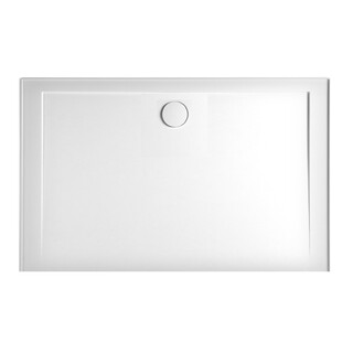 Flinders SMC 1200x900, Rectangular Shower Base, Rear Outlet 3 Sided Tile Lips