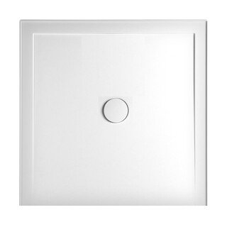Flinders SMC 900x900, Square Shower Base, Centre Outlet 4 Sided Tile Lips