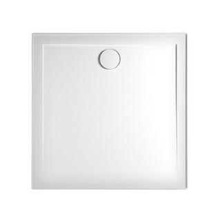 Flinders SMC 900x900, Square Shower Base, Rear Outlet 3 Sided Tile Lips