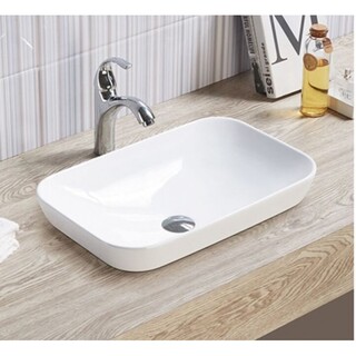 Basin Half Insert Above Counter Drop In Semi Inset 515*360*170 (65mm above bench) With Overflow