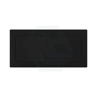 Rectangular Matte Black Toilet Flush Buttons For Back To Wall Toilet