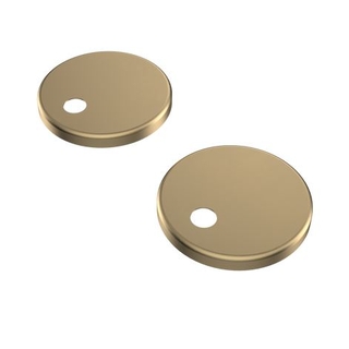 Brushed Gold Toilet Seat Hinge Cover (Pair) For Back To Wall Toilet