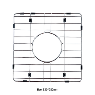 Stainless Steel Sink Rack For Ceramic Sink Double Bowl 330x280mm
