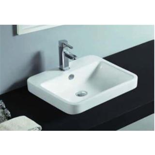 Basin Half Insert Above Counter Drop In Curved corner Basin 515*445*160 (60mm above bench)