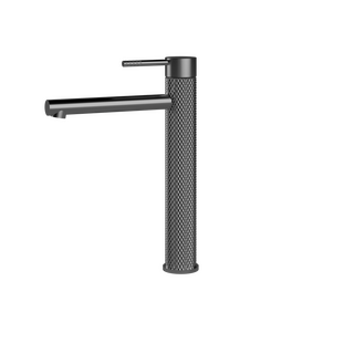 Tiara Series Tall Tower Basin Mixer Gun Metal