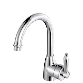 ELEANOR Gooseneck Basin Mixer Chrome LF 