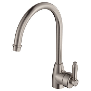 ELEANOR Gooseneck Kitchen Mixer Brushed Nickel LF 