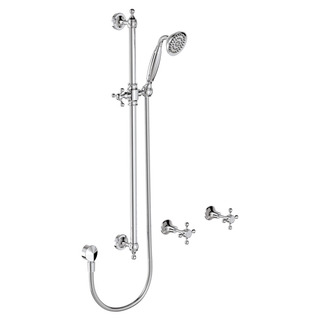 Lillian Rail Shower Set, Chrome