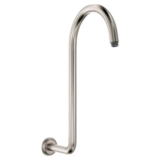 Classical Fixed Swan-Neck Arm, Brushed Nickel