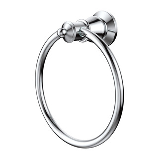 Lillian Towel Ring, Chrome