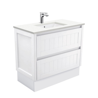 Sarah Crystal Pure Undermount 900 Hampton Vanity on Kick