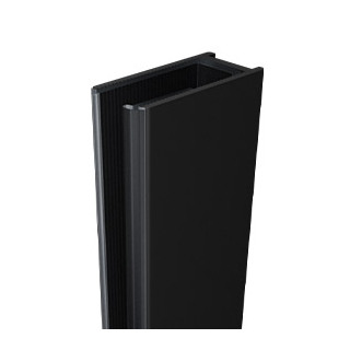 Purity NERO U CHANNEL Extended - BLACK (2 part PVC glazing rubber)