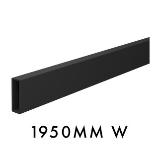 STAL - RAIL BLANK - 1950mm long - Black