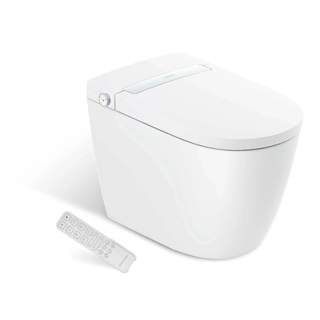 Avanzo SMART Toilet (Bidet) Wall Faced RIMLESS TORNADO Suite-Integrated Tank-Heated-Drying-Odour Extraction-Light-Auto Flush
