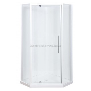 Marbletrend Corner 900*900 Shower Screen Complete Door And return Panel Set Semi Frameless
