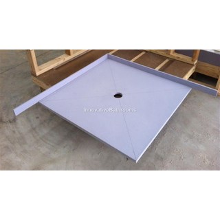 Waterproof Tile Over Tray 1200*900mm Shower Base Leak Prevention [Size: 1200*900] [Outlet: Centre]