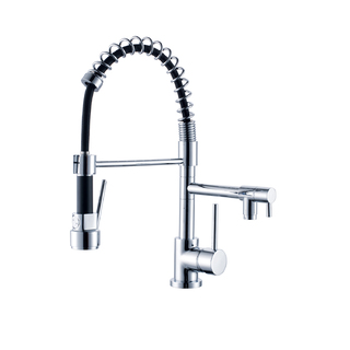 GAMMA PULL OUT SPRAY SINK MIXER Chrome