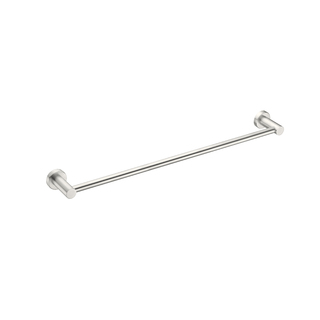 MECCA SINGLE TOWEL RAIL 600MM Brushed Nickel