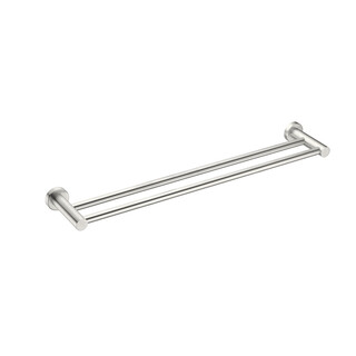 MECCA DOUBLE TOWEL RAIL 600MM Brushed Nickel
