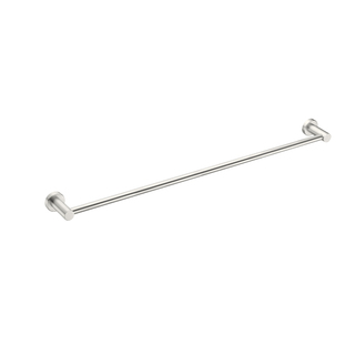 MECCA SINGLE TOWEL RAIL 800MM Brushed Nickel