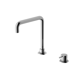 MECCA HOB BASIN MIXER SQUARE SPOUT Chrome